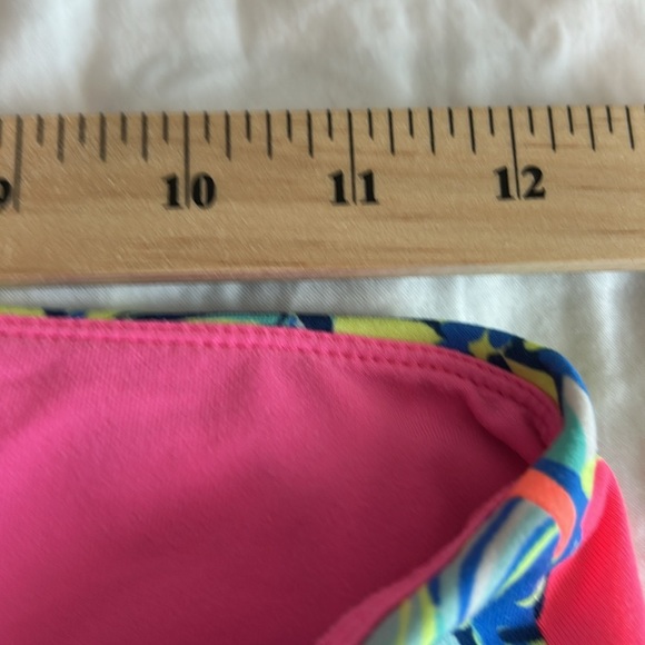 Lilly Pulitzer Weekender Cropped Luxletic Leggings Seaside Aqua Breezy Babe M - Picture 7 of 17